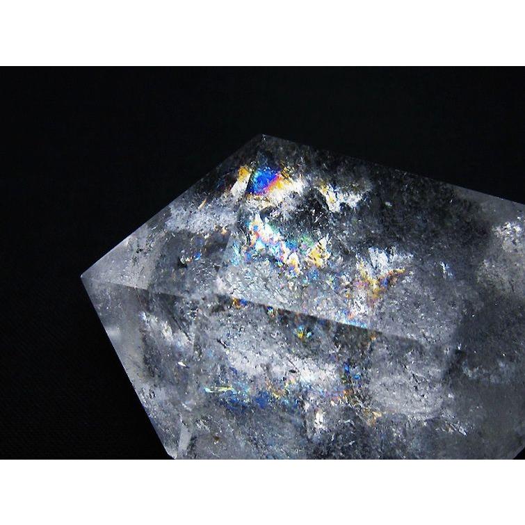 虹入り ヒマラヤ水晶ダブルポイント t98-2736 : 誠安天然石専門店