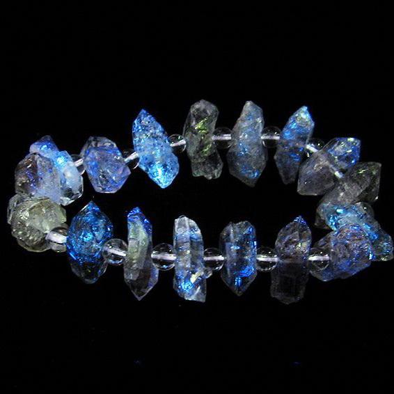 オイルインクォーツ （石油入り 水晶） ブレスレット パキスタン産 t99 