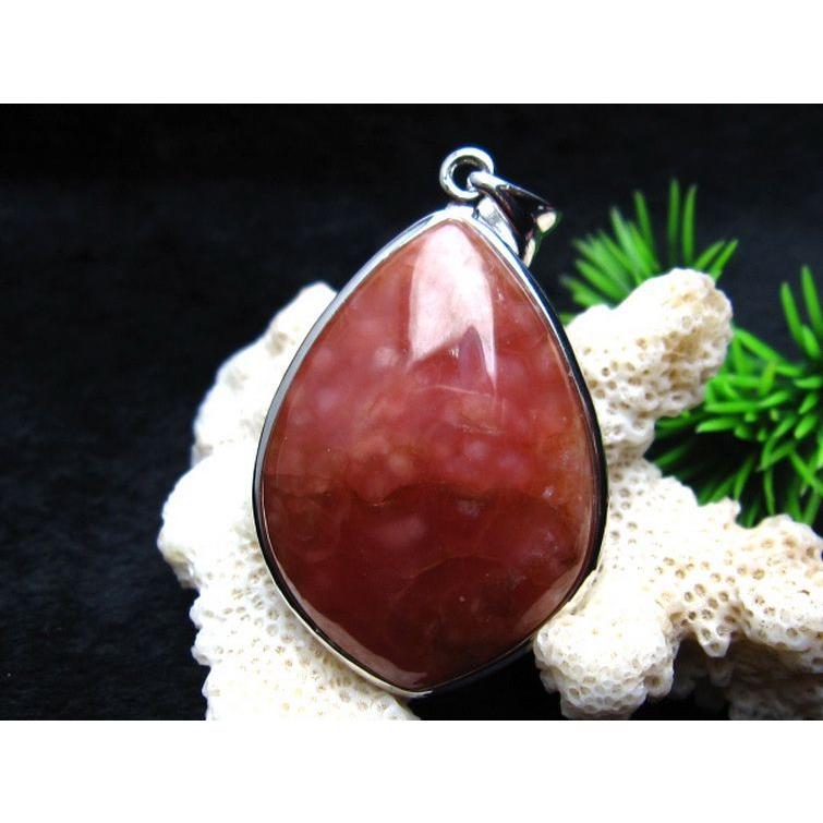 インカローズ ロードクロサイト ペンダント w13-39 : 誠安天然石専門店