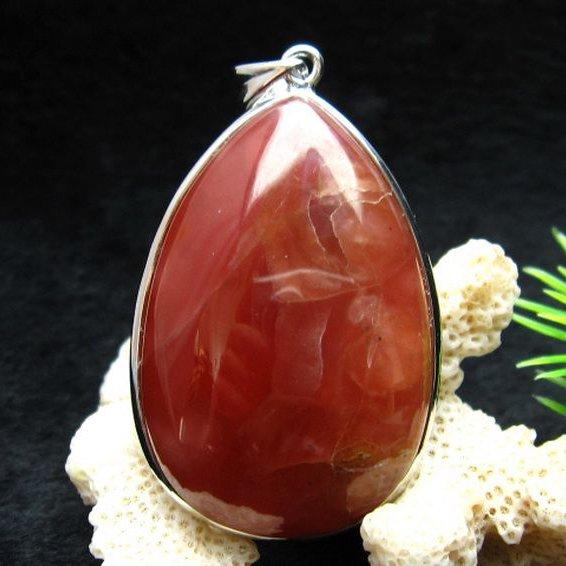 インカローズ ロードクロサイト ペンダント w13-6 : 誠安天然石専門店