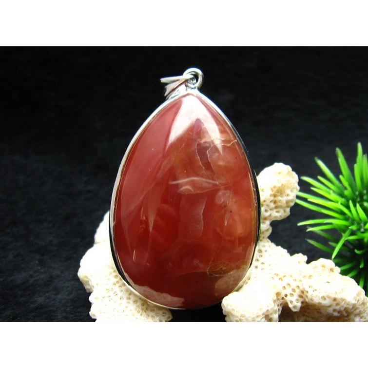 インカローズ ロードクロサイト ペンダント w13-6 : 誠安天然石専門店