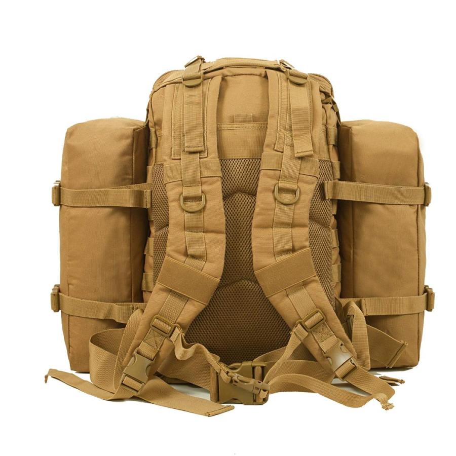 サイバトロン バックパック 3Pタクティカル MOLLE 防水 軽量 アウトドア ミリタリー U.Sタイプ リュックデイパック｜seibertron｜04