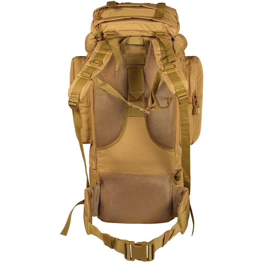 サイバトロン公式 バックパック 65L大容量 レインカバー付き 多