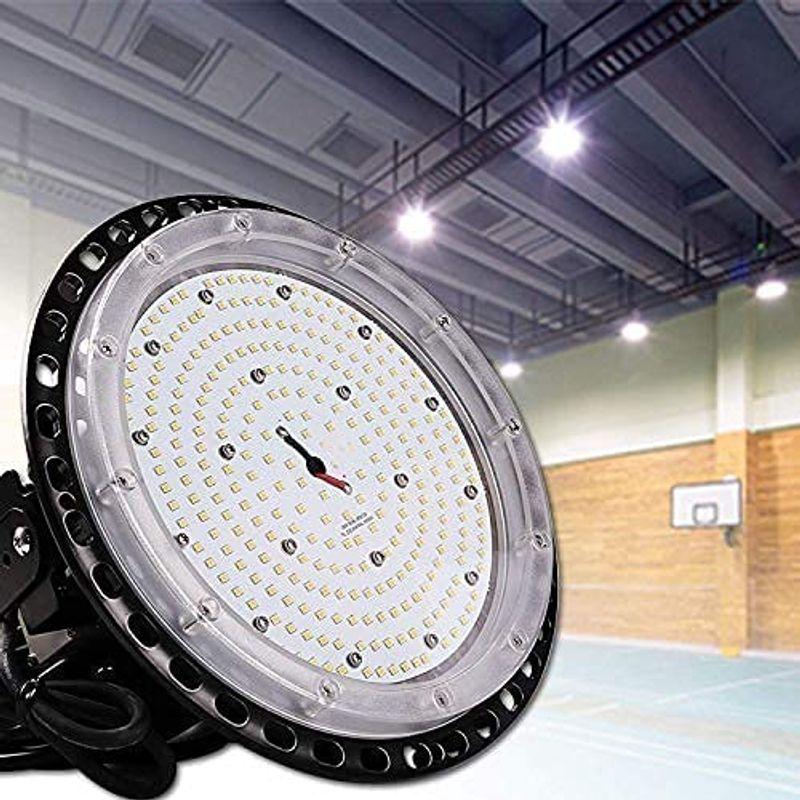 お値打ち品 led投光器UFO型 LED高天井照明100W LEDハイベイライト LED高天井灯 1000W 水銀灯代替 MEAN WELL電源 IP6