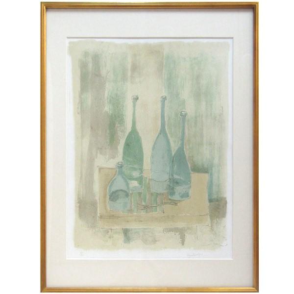 送料無料 小杉小二郎 瓶のある静物画 リトグラフ 額付き 絵画 版画 室内風景 おしゃれ 626 海外輸入 Zoetalentsolutions Com