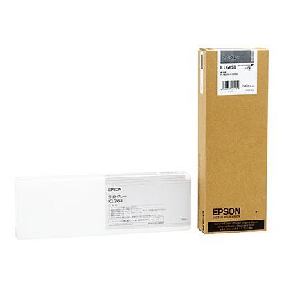 EPSON ICLGY58 純正インクカートリッジ ライトグレー 700ml｜seibu-store