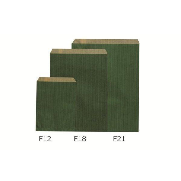 平袋　Ｆ２１　エメラルド　緑　215×290mm （200枚セット）｜seibu-store