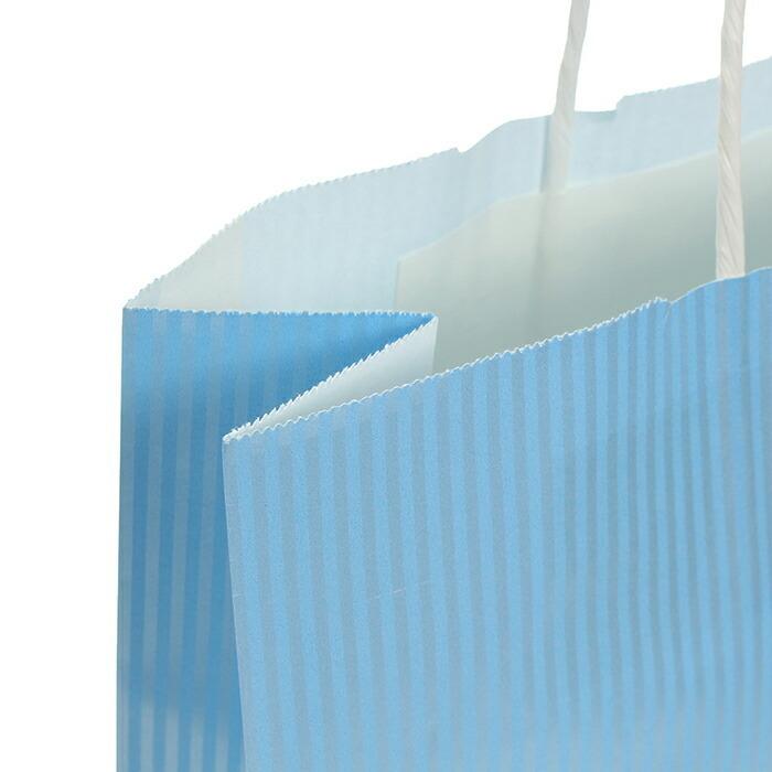 手提袋（手提げ紙袋） ＨＺ　クリスタル　ブルー　巾320×マチ110×高さ400mm（50枚セット）｜seibu-store｜03