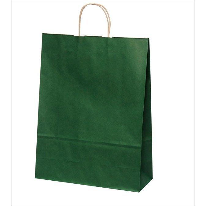 手提げ袋（紙袋） ＨＶ１００　エメラルド　緑　巾380×マチ150×高さ500mm （50枚セット）｜seibu-store｜02