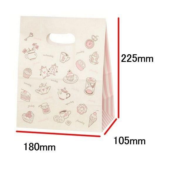 手提袋（手提げ紙袋） イーグリップ　M　アリス　巾180×マチ105×高さ225mm（50枚セット）｜seibu-store