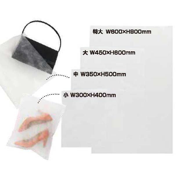 不織布製　内袋　薄手12g　特大　(1000枚入)　白色　600×900mm
