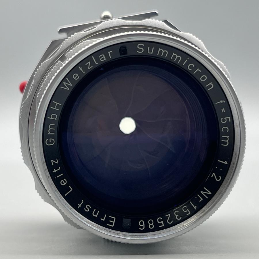 ライカMシステム 初期 逆ローレット DR Summicron 5cm f2 近接