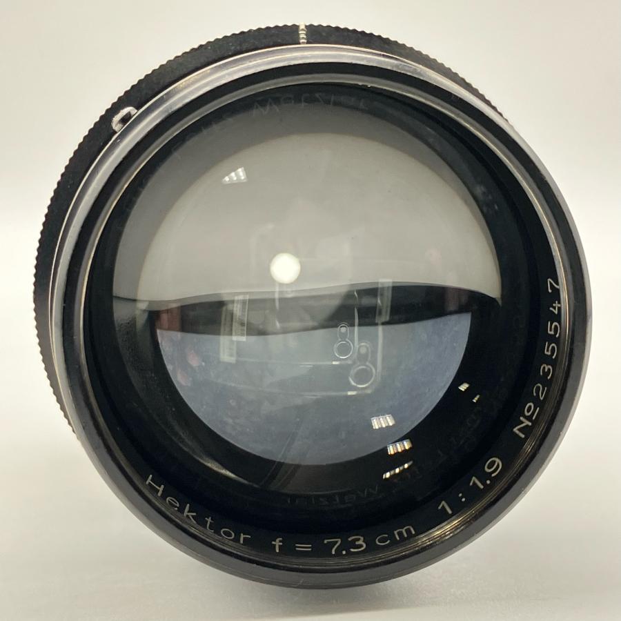 Hektor 7.3cm f1.9 Ernst Leitz Wetzlar ヘクトール 73mm エルンスト ライツ ウェツラー Lマウント｜seibucamera｜08