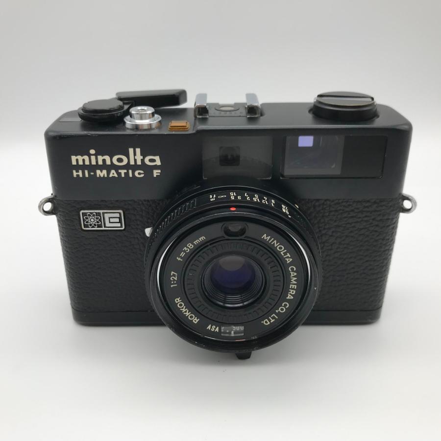 minolta HI-MATIC F BLACK ROKKOR 38mm f2.7 ミノルタ ハイマチック F ブラック ロッコール :  minolta-hi-matic-f : 富士見カメラ館 - 通販 - Yahoo!ショッピング