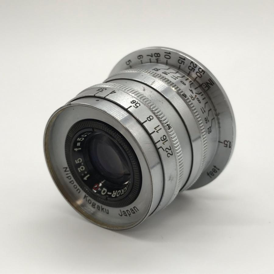 NIKKOR-Q・C 5cm f3.5 Nippon Kogaku Japan ニッコール 日本光学 固定鏡筒 Lマウント