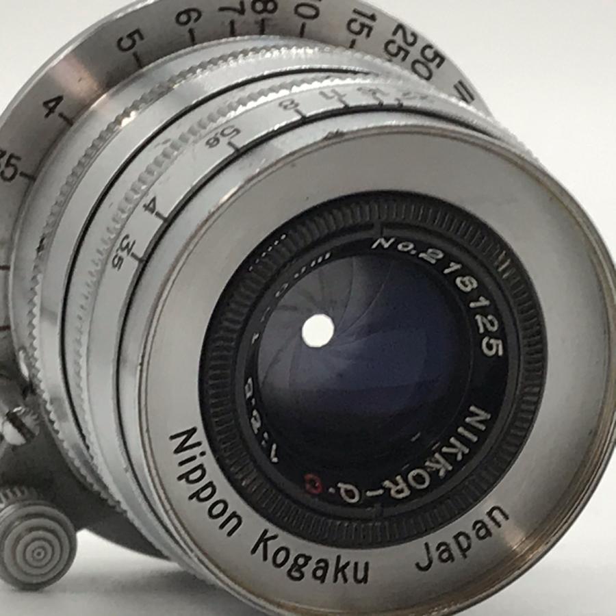 NIKKOR-Q・C 5cm f3.5 Nippon Kogaku Japan ニッコール 日本光学 固定鏡筒 Lマウント