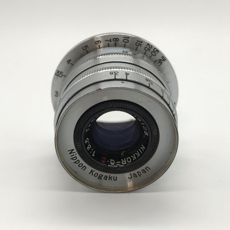 NIKKOR-Q・C 5cm f3.5 Nippon Kogaku Japan ニッコール 日本光学 固定鏡筒 Lマウント