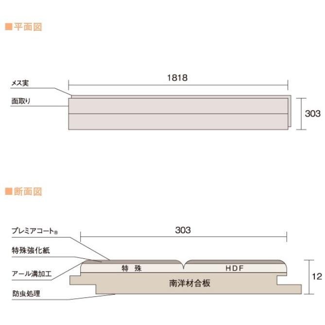 東洋テックス（TOYOTEX） sakura 輝 ダイヤモンドフロアー 床材 約2畳