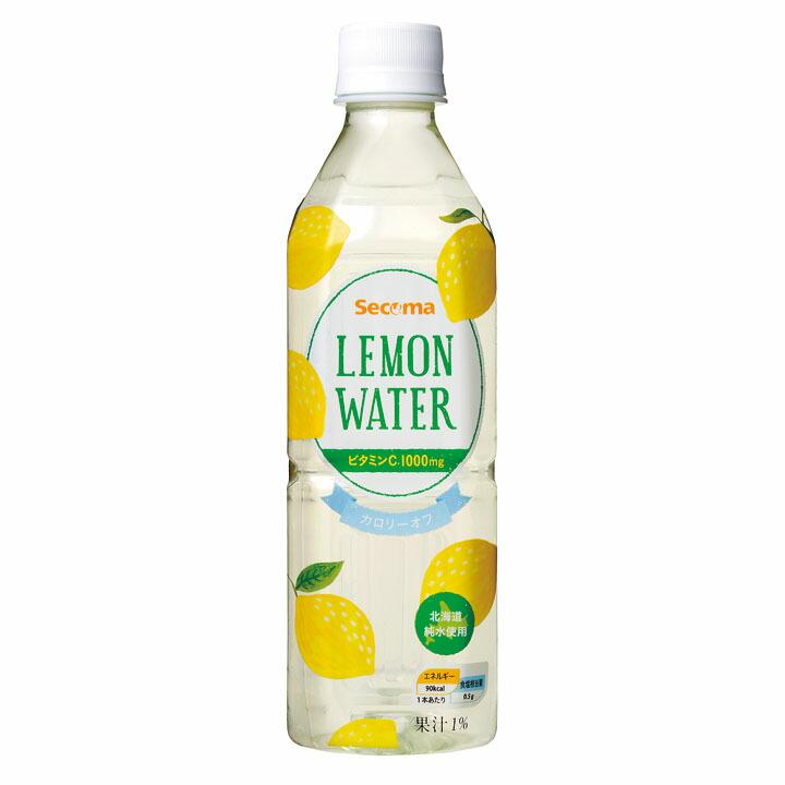 Secoma セイコーマート レモンウォーター 500ml 24本入 セコマ Secoma セイコーマート レモンウォーター 500ml 24本入 セコマ