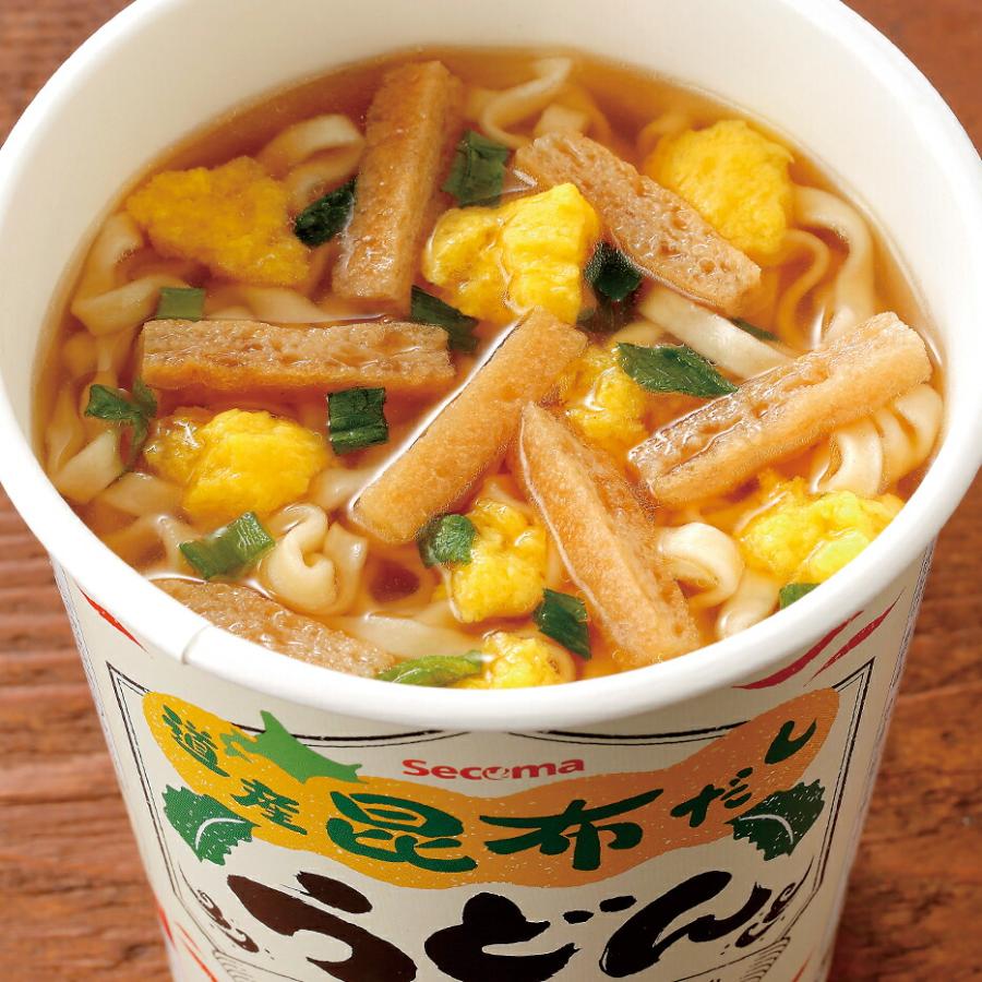 Secoma セイコーマート 道産昆布だしうどん 12個入 セコマ 昆布 Secoma セイコーマート 道産昆布だしうどん 12個入 セコマ 昆布
