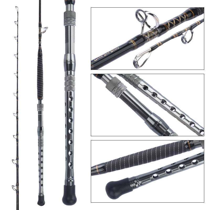 バトルシップス 250-80~200号 ヒラマサ キハダマグロ 泳がせ 無垢 船竿