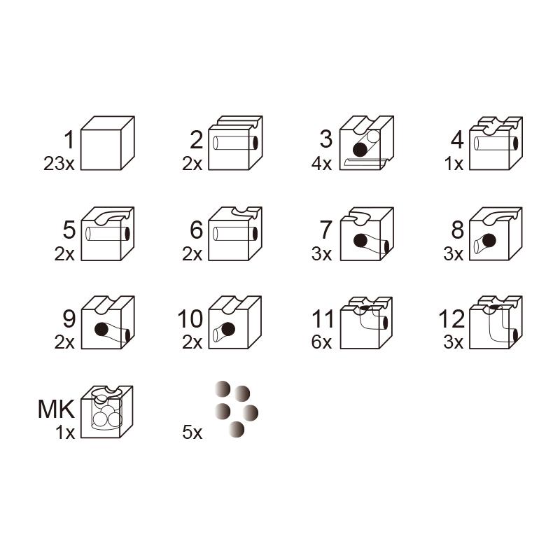 スタンダード 54ピース 知育玩具 積み木 脳トレパズル 木のおもちゃ 玉転がし 知育遊び お誕生日 クリスマス プレゼント 即発 送料無料 商品情報 mm