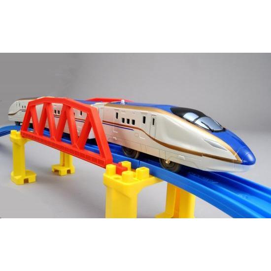 プラレール E7系北陸新幹線かがやき 立体レールセット その他おもちゃ 正規品 Www Stavanger Taxi No