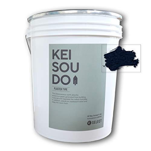 珪藻土　塗り壁　壁材　塗料　KEISOUDO　PLASTER　TYPE　(18kg,　LAPIS)