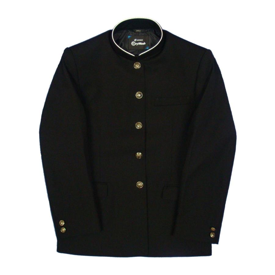 学生服 学ラン カンコー KANKO 145A〜155A Dry Wash ドライウォッシュ 学生服 DW7101 ボーイズ ブラック | KANKO | 01