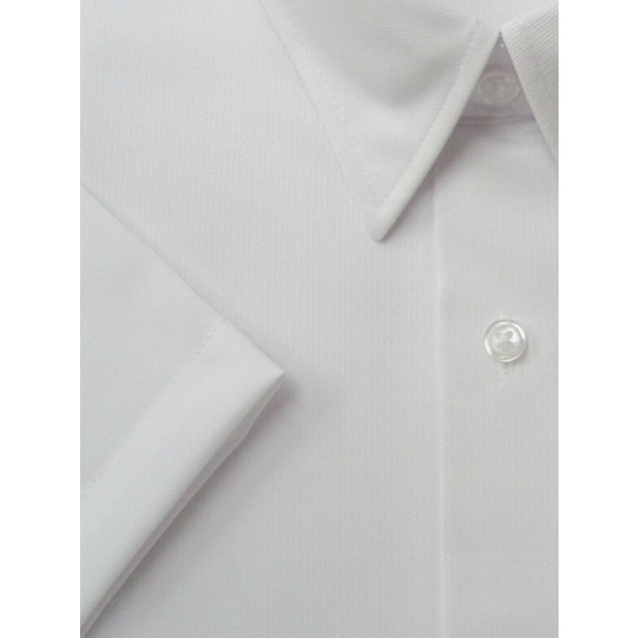 ベンクーガー 学生服 スクールシャツ カッターシャツ 半袖 145A〜190A BENCOUGAR UA-226 やわらかニット ポリエステル100％ ボーイズ ホワイト |  | 04