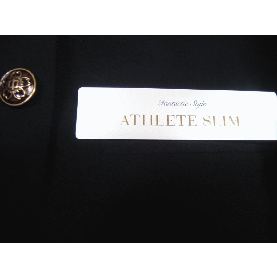 学生服 学ラン ベンクーガー Bencougar 155A〜190A  ATHLETE SLIM アスリートスリム ポリエステル100％ 品番AS561 ボーイズ ブラック  　 |  | 08