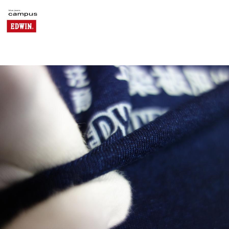 EDWIN（エドウィン） Tシャツ メンズ 半袖 インディゴ 藍染め EIN100