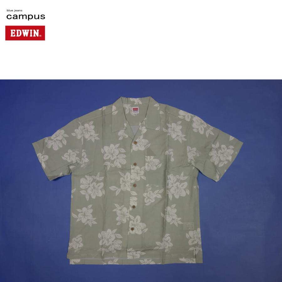 EDWIN（エドウィン） シャツ メンズ 半袖 アロハ ET2148-244 レーヨン