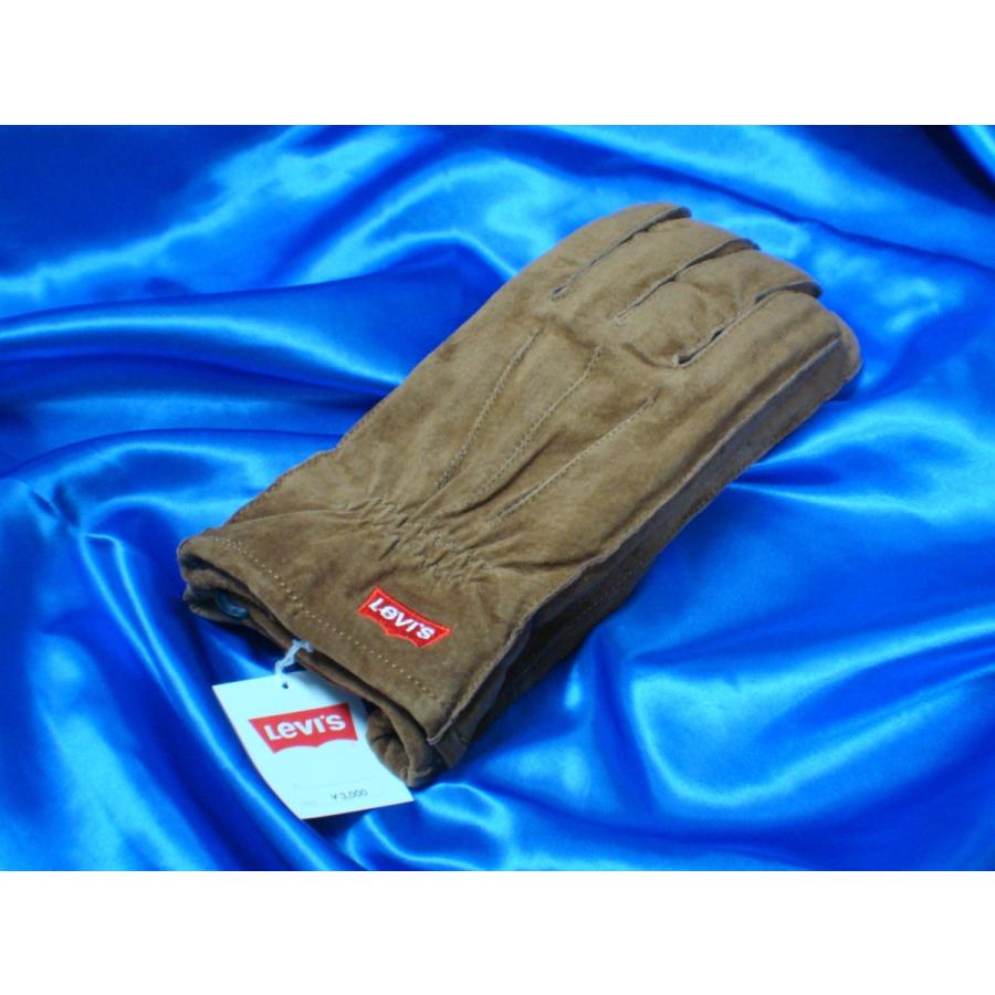 Levi's（リーバイス） リーバイス手袋 LV16738 茶 brown 豚皮