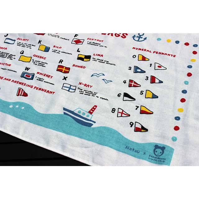 フェイスタオル(シグナルフラッグ[国際信号旗])【国際信号旗グッズ】綿　綿100％　コットン　バス用品　風呂用タオル　洗面タオル |  | 02