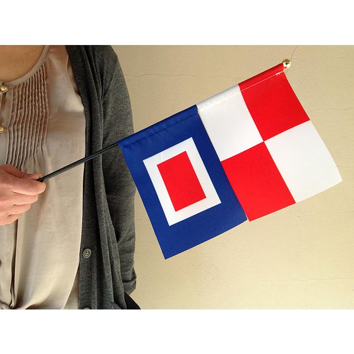 ミニフラッグ 国際信号旗UW旗 国際信号旗グッズ シグナルフラッグ 旗