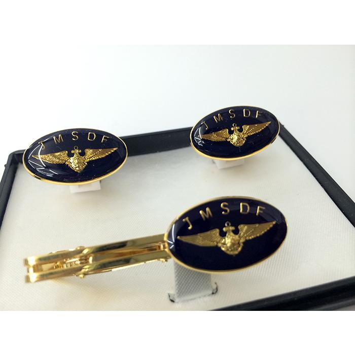 自衛隊グッズ【 カフスセット(ウィングマーク) 海上自衛隊グッズ