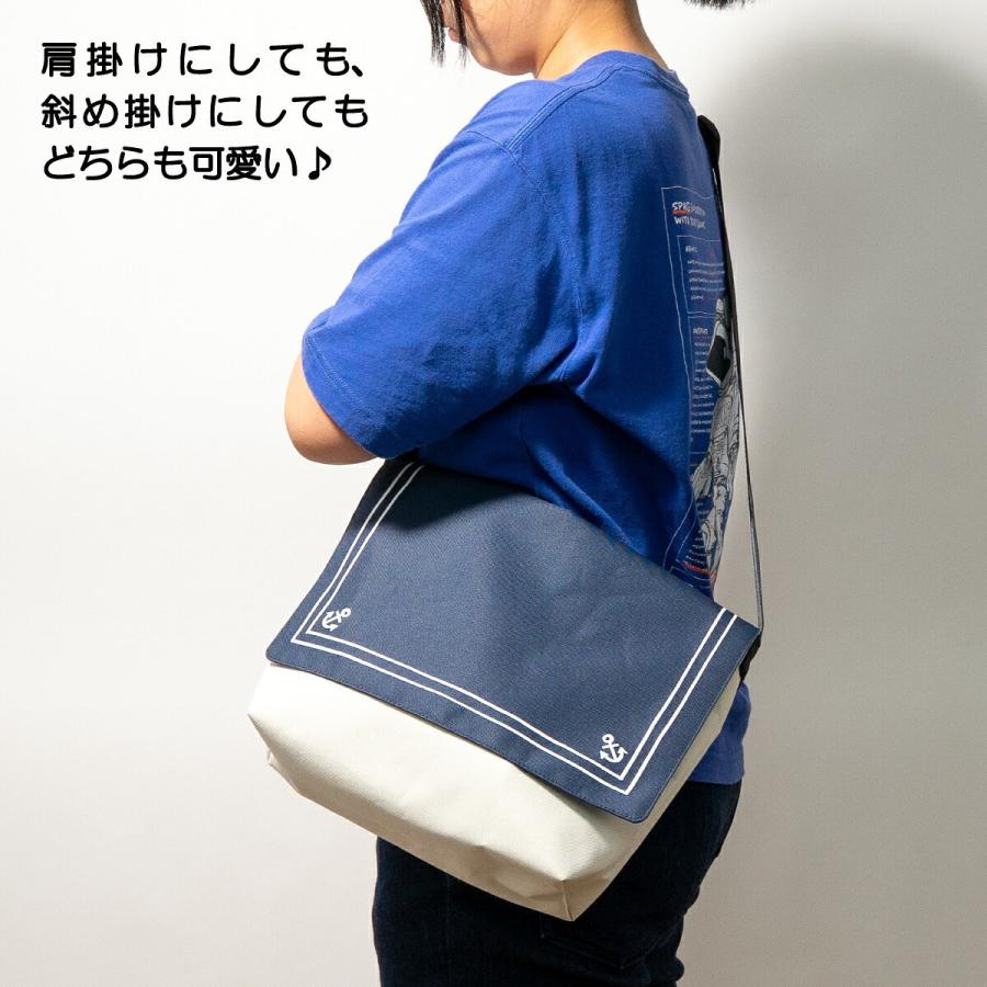 セーラーショルダーバッグ マリングッズ かばん 鞄 ショルダー セーラー服 おしゃれ かわいい レディース メンズ 男女兼用 ユニセックス |  | 18