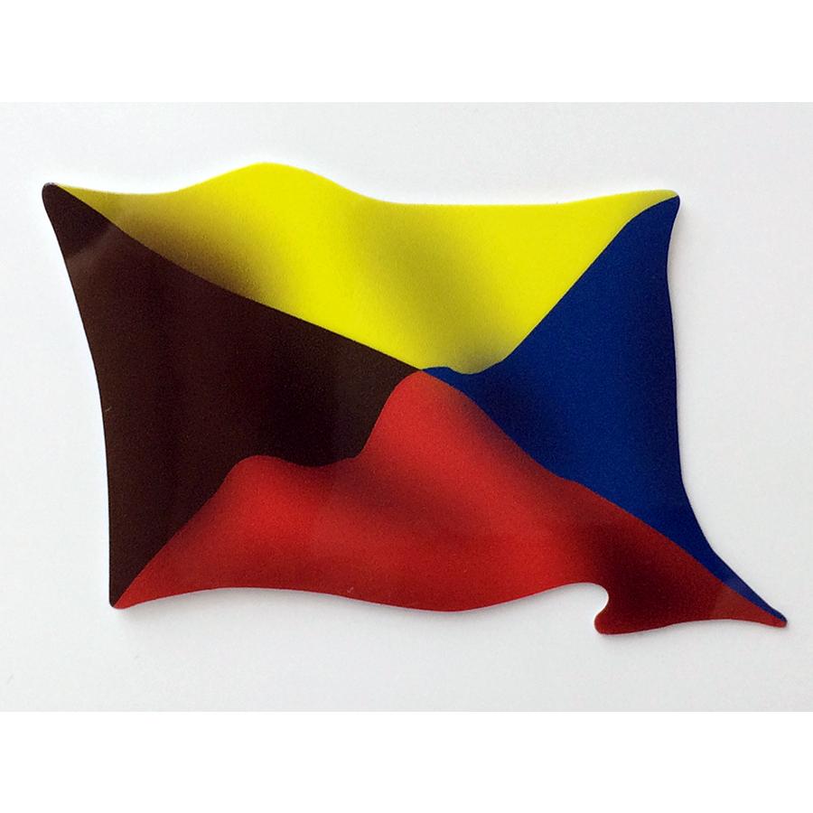 ステッカー[Z旗なびき]【海上自衛隊グッズ・自衛隊グッズ】シール 耐水性 ビニール素材 おしゃれ スーツケース 車 バイク ヘルメット | 