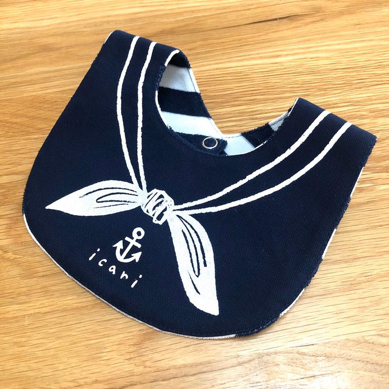 マリン スタイ 【 セーラー襟ビブ（リバーシブル）】 Stitch