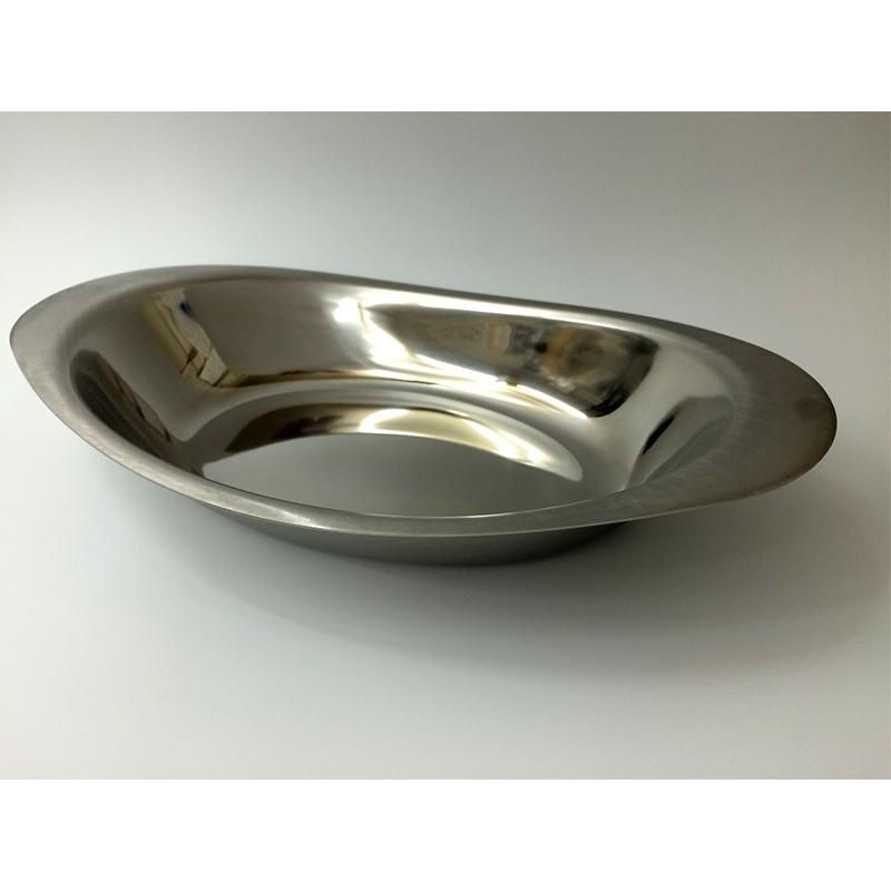 ステンレスカレー皿(桜イカリ刻印入り)【海上自衛隊グッズ・自衛隊グッズ・大日本帝國海軍グッズ・海軍グッズ】楕円 |  | 02