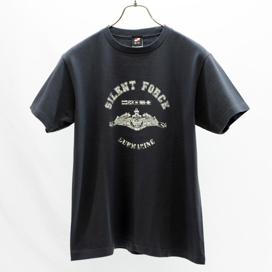 海上自衛隊 グッズ 【 Tシャツ ( 海上自衛隊 ドルフィンマーク ビンテージ風 )】 自衛隊グッズ メンズ レディース｜seifukunofuji｜02