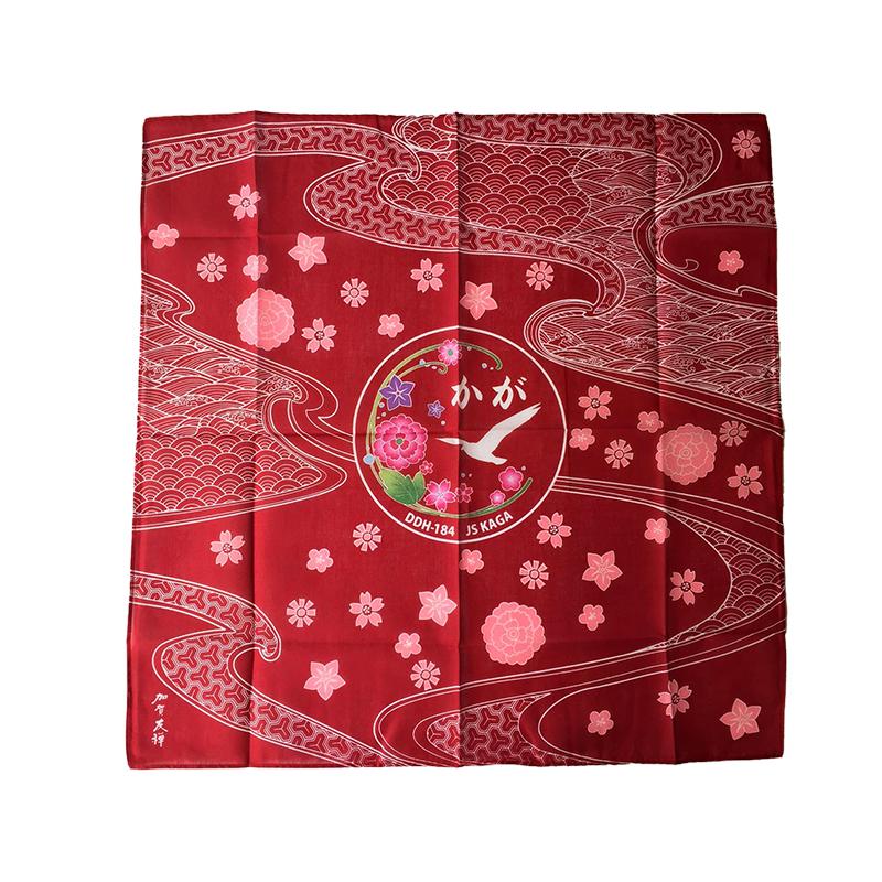 加賀友禅ハンカチ(護衛艦かが Type1)【海上自衛隊グッズ・自衛隊グッズ