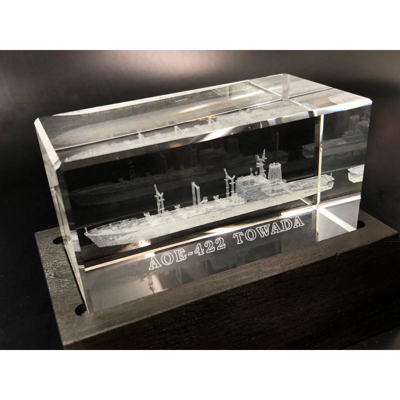 1106N9パ 限定 非売品 3Dクリスタルガラス 海上自衛隊護衛艦搭載主砲 楽天市場】海上自衛隊 護衛艦さざなみ【 3Dクリスタル(Mサイズ