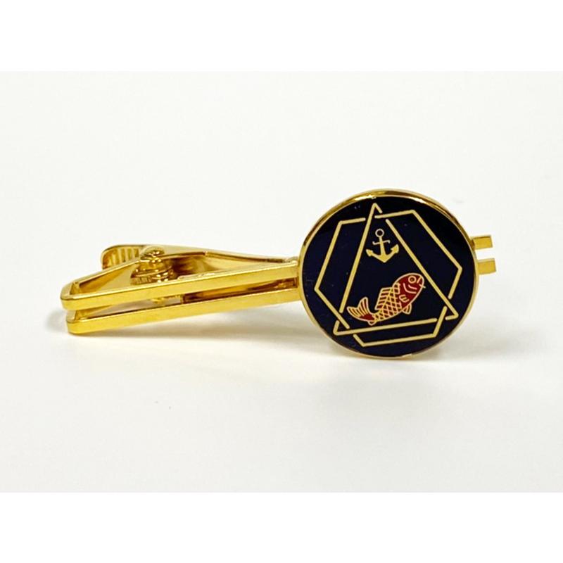 海上自衛隊 ネクタイピンカフスボタンセット タイピン・カフスセット 海上自衛隊マーク（丸型） 金・銀