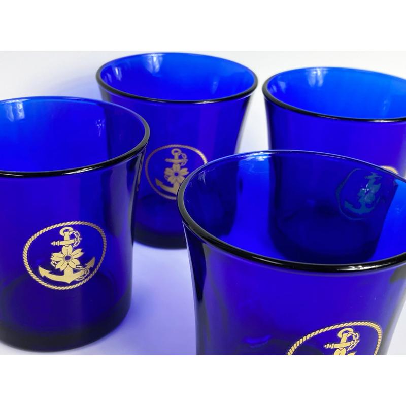海上自衛隊 グッズ 【 ブルーグラス（桜にイカリ・ロープ） 】コップ