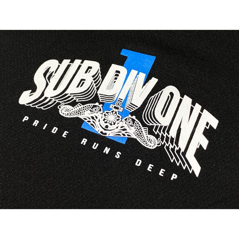 海上自衛隊グッズ 【 Tシャツ ( 海上自衛隊 第1潜水隊 ) 】 自衛隊 グッズ  トップス 半袖 ウェア ドライ ドライTシャツ ロゴTシャツ｜seifukunofuji｜04