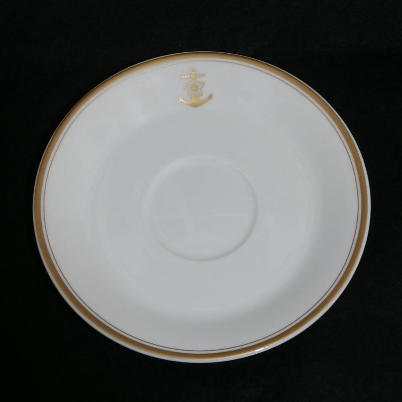 ナルミ コーヒーカップ＆ソーサー2客セット（桜に錨）NARUMI 日本製