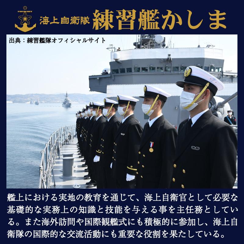 自衛隊 ワッペン 【 ( 練習艦かしま ) 七角形 ベルクロ付】 海上自衛隊
