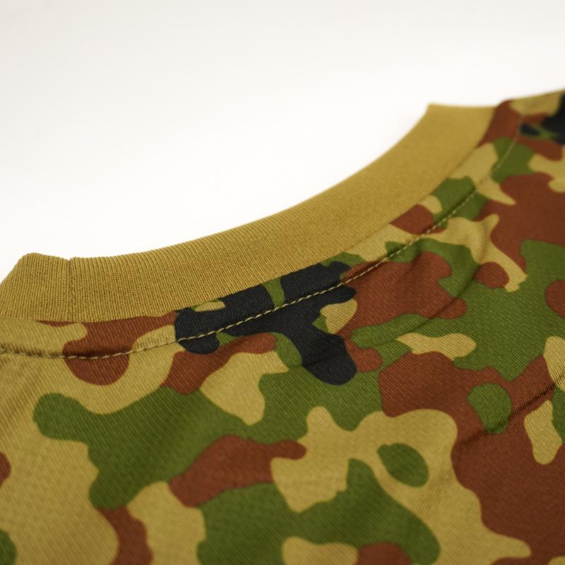 自衛隊 Tシャツ 陸上自衛隊迷彩柄 ミリタリー カモフラ ドライTシャツ